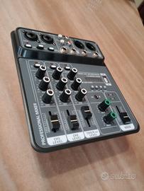 Mixer Audio 3/4 Canali Nuovo