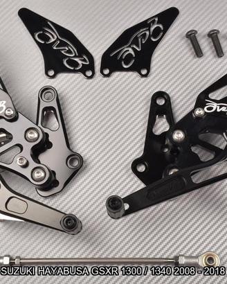 Pedane arretrate SUZUKI HAYABUSA 1300 2008 - 2018
