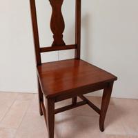 Sedia NUOVA legno noce massello