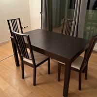 Tavolo cucina con 4 sedie