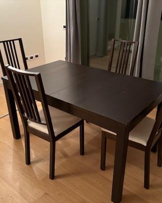 Tavolo cucina con 4 sedie