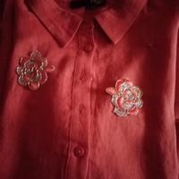 camicia particolare in lino