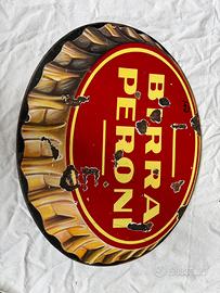 BIRRA PERONI INSEGNA ORIGINALE VINTAGE