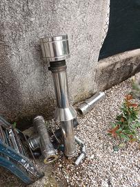 Camino stufa a pellet + tubi