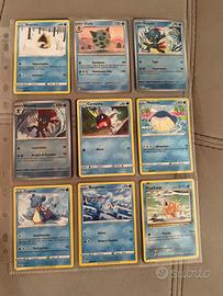 Lotto carte Pokemon Acqua