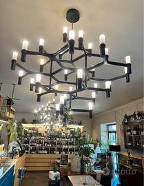 Lampadario nemo crown major nero