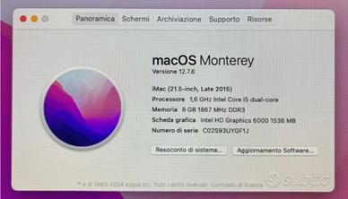 Apple Imac 2015 SSD1Tb