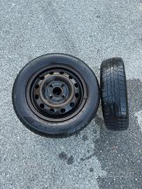 2 CERCHI R13 + GOMME 155/70 R13 USATE