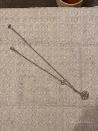 Set 2Jewels Acciaio-Collana Bracciale Quadrifoglio