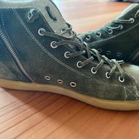Scarpe Leather Crown verdi numero 44