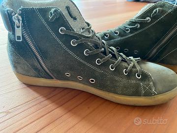 Scarpe Leather Crown verdi numero 44