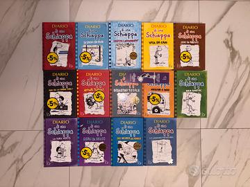 14  libri della saga “Diario Di Una Schiappa”