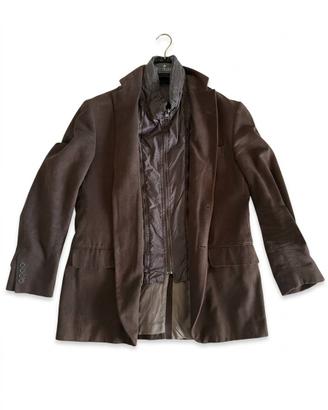 Blazer in Cotone/Lana Tessuti di Sondrio - Marrone