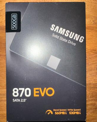 SSD Samsung 870 EVO  500GB SATA perfetto