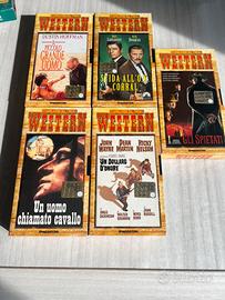 N 5 vhs originali western De agostini