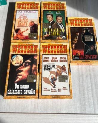 N 5 vhs originali western De agostini