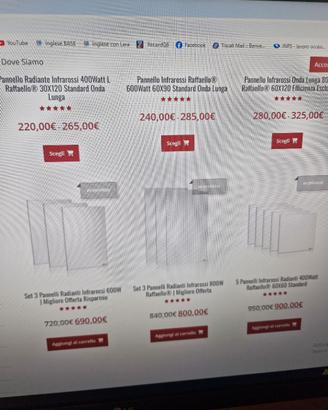 pannelli radianti ad infrarossi per riscaldamento