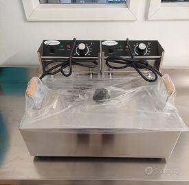 Friggitrice elettrica 15 lt vasca unica NUOVA