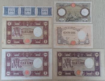 Banconote lira italiana lire 