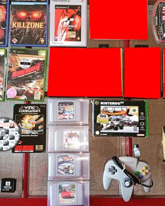 Nintendo 64 SNES Xbox Megadrive PS1 PS2 giochi