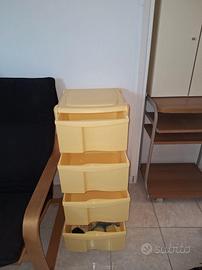 cassettiera 4 cassetti