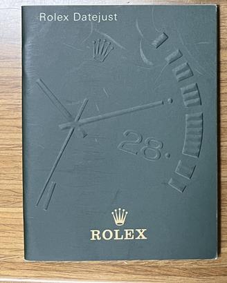 Libretto Rolex Date Just 9.2000