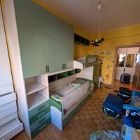 Cameretta Giessegi struttura ponte con cassettoni