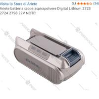 Batteria per scopa elettrica senza filo Ariete