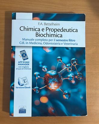 CHIMICA E BIOCHIMICA SEMESTRE FILTRO MEDICINA