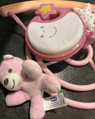 Giostrina musicale Chicco per lettino – rosa