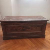 cassapanca legno massello 