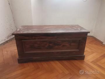 cassapanca legno massello 