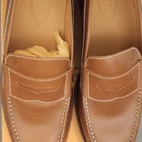 Mocassino Tods in pelle marrone orginale taglia 11