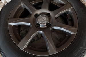 4 Cerchi Lega MSW 77 (by OZ) 15" + Gomme Invernali