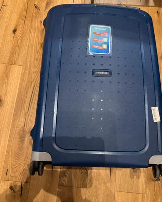 Valigia blu samsonite