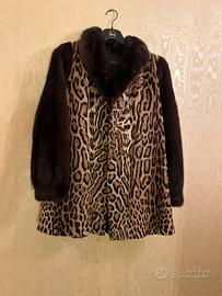 Pelliccia maculata e di visone