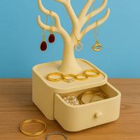 Portagioie con cassetto e supporto ad albero