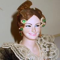 MARIN CHICLANA BUSTO IN CERAMICA: SPAGNOLA VALENCI