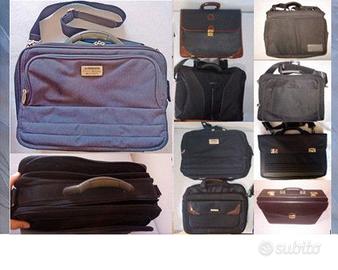 Borsa uomo Roncato tessuto, logo Citizen e altre