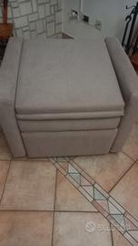 poltrona relax in stoffa