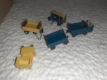 lotto carrelli modellismo ferroviario 