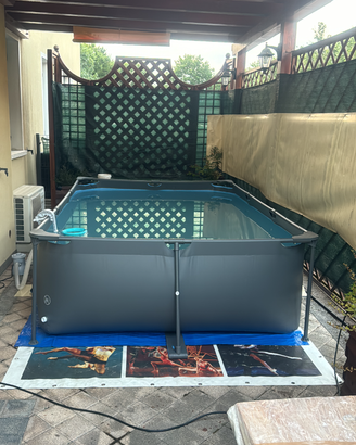 Piscina 300x200x75cm + Pompa + 2 filtri