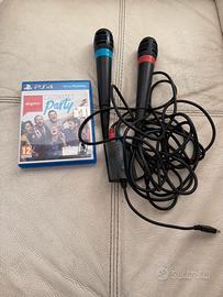Singstar ultimate party ps4 + microfoni oroginali