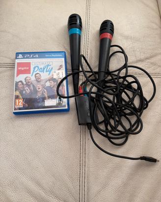 Singstar ultimate party ps4 + microfoni oroginali