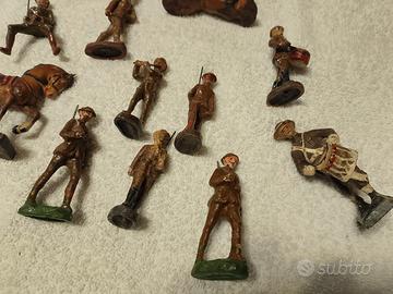 Lotto soldatini pasta inglesi ww1 Japan e elastoli