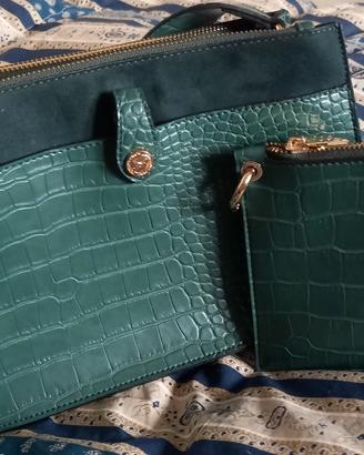 borsa gattinoni con annessa pochette
