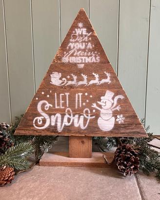 Albero di natale in legno