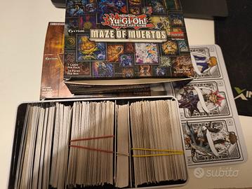 Lotto collezione di Yu-Gi-Oh con lista di carte 