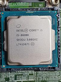Processore Intel Core i5-8600K, 3.6 GHZ (LGA 1151)