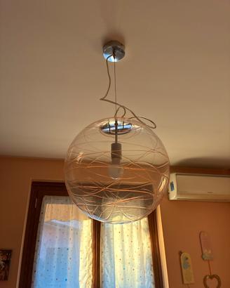 Lampadario a sospensione rotondo